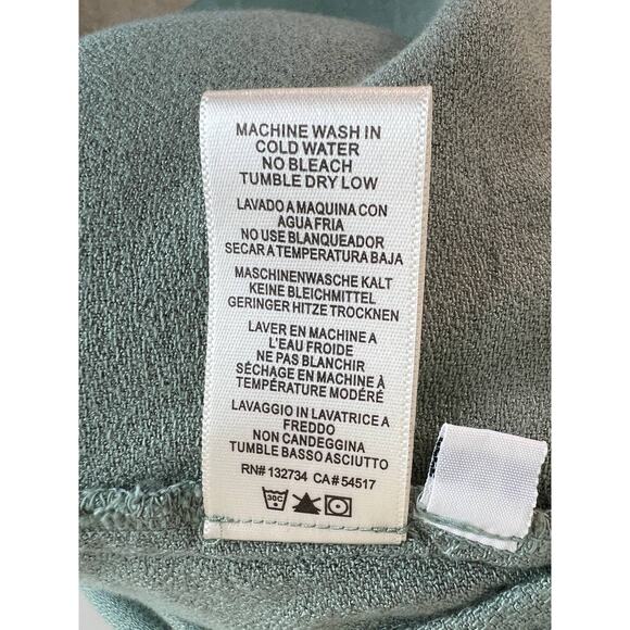 Cloth & Stone Light Green Back Button Down Long Sleeve Shirt Top Blouse M Medium - Picture 7 of 8